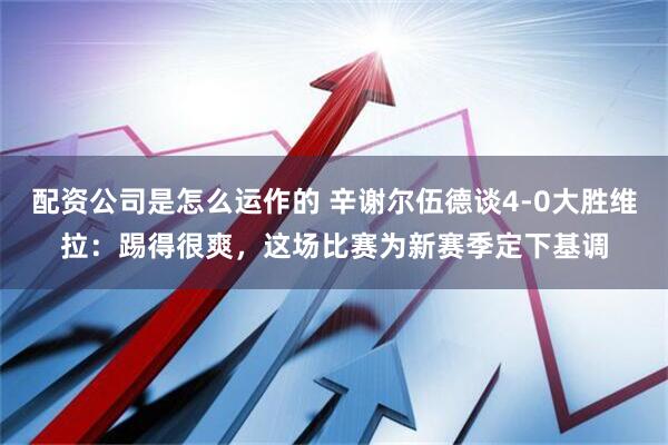 配资公司是怎么运作的 辛谢尔伍德谈4-0大胜维拉:踢得很爽,这场比赛为新赛季定下基调